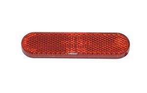Reflector achterspatbord 58233R primav/sprin/vespa lx/vespa s/zip2000 rood