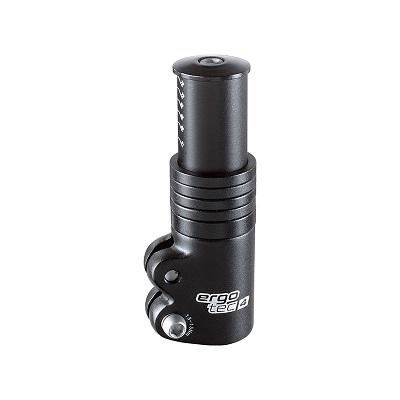 Ergotec stuurpen verlenger Ahead 1 1/8 zwart
