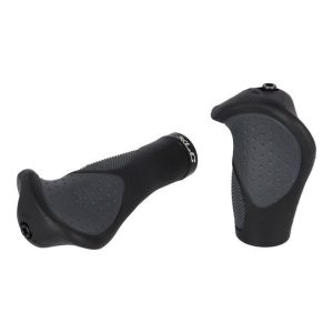 HANDVAT XLC ERGO 135/92MM CF ZW/GRY STEL GRS22