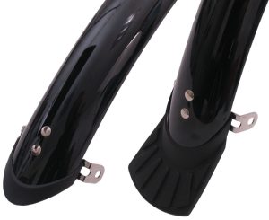 Spatbordset 28" 50 mm kunststof compleet met