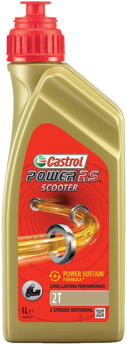 Olie Castrol Power RS Scooter 2T - fles à 1 liter